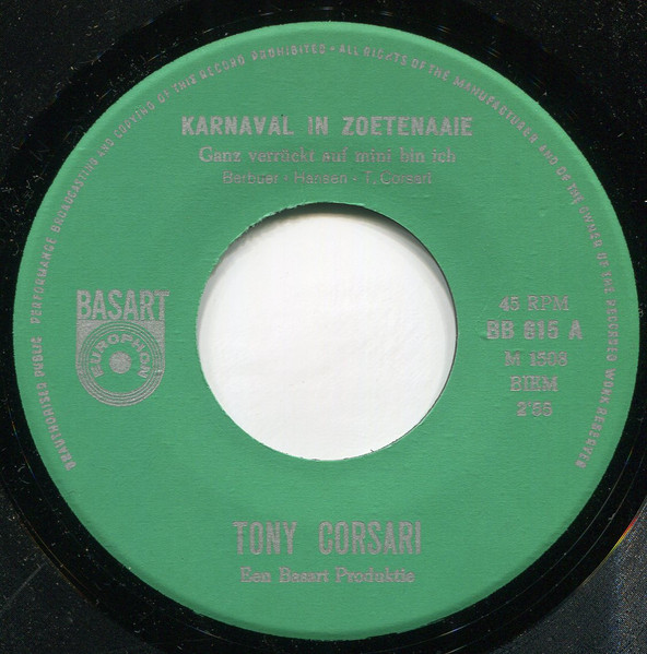 Tony Corsari – Karnaval In Zoetenaaie (1965) – Foto 2