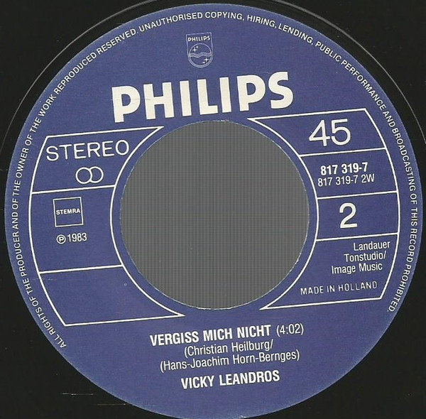 Vicky Leandros – Ver Van Het Leven (1983) – Foto 1