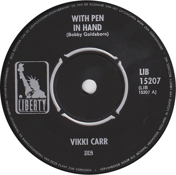 Vikki Carr – With Pen In Hand (1969) – Foto 2