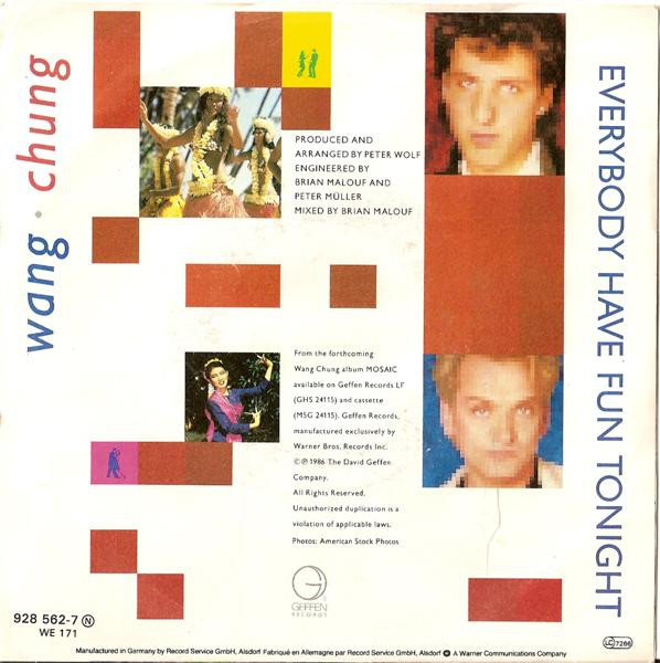 Wang Chung – Everybody Have Fun Tonight (1986) – Foto 3