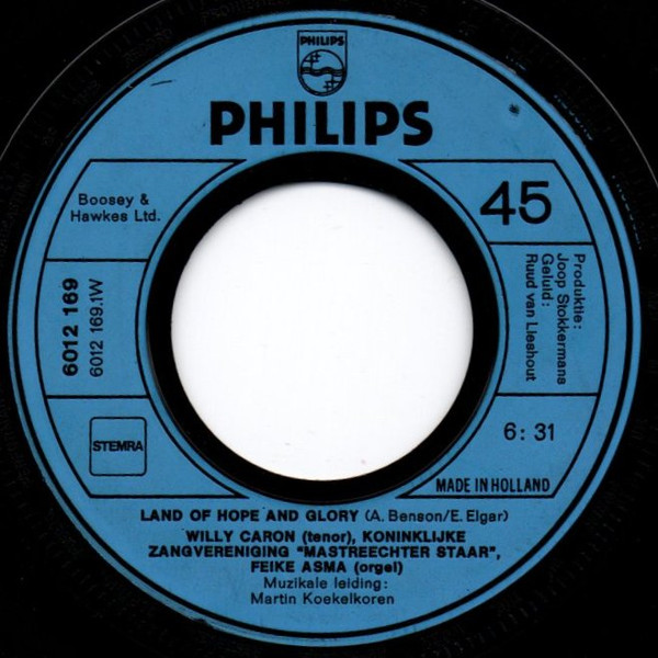 Willy Caron – Land Of Hope And Glory (1971) – Hoes
