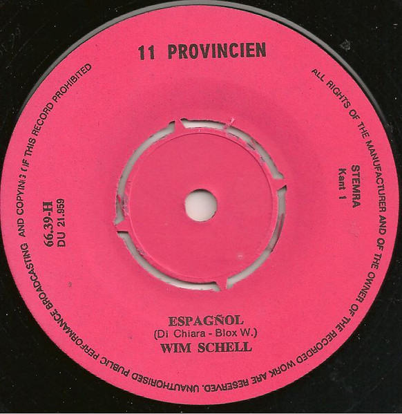 Wim Schell – Espagñola (Speesie Treesie) (1971) – Foto 2