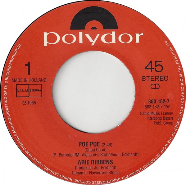 Arie Ribbens – Poe Poe (1985) – Foto 2