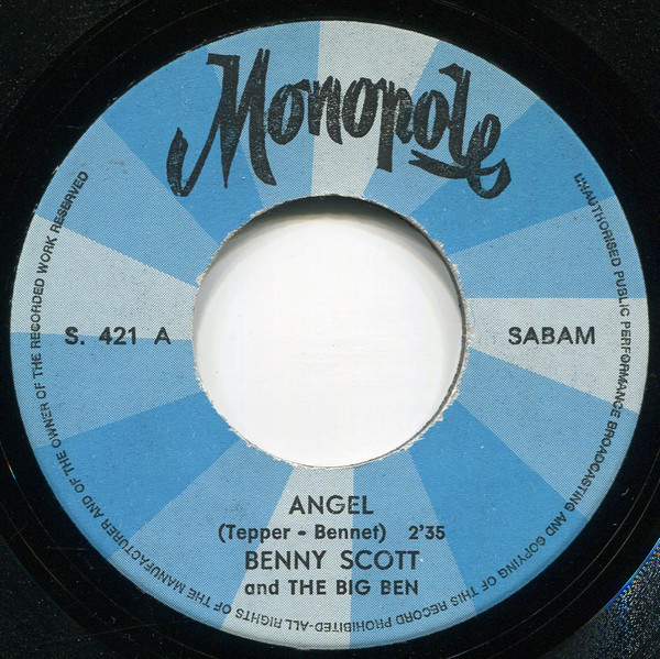 Benny Scott And The Big Ben – Angel / I'm Coming Home (1975) – Foto 2