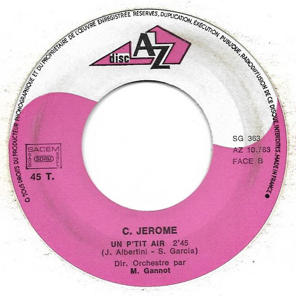 C. Jérôme – Kiss Me (1972) – Foto 1