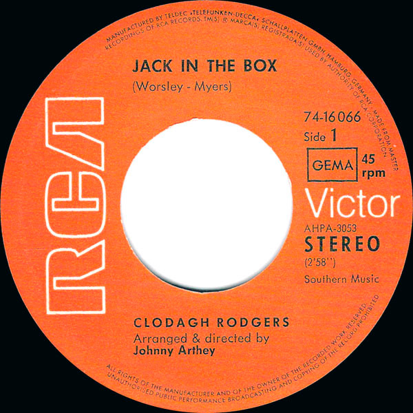 Clodagh Rodgers – Jack In The Box (The Original) (1971) – Foto 2