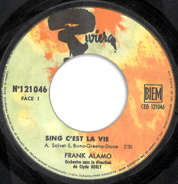 Frank Alamo – Sing C'est La Vie / Long-Long Longtemps (1965) – Foto 1