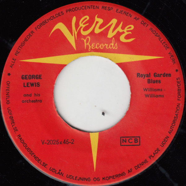 George Lewis And His Orchestra – Tin Roof Blues / Royal Garden Blues – Hoes
