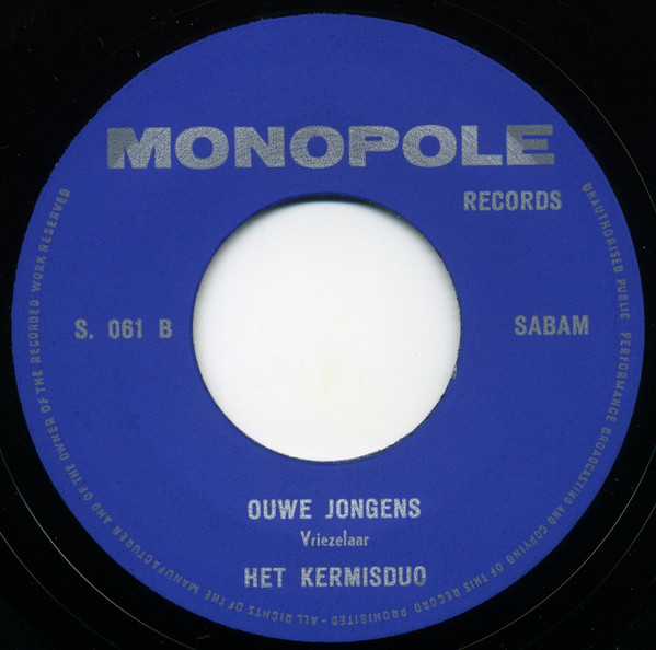 Het Kermisduo (2) – Nico Polka (1970) – Hoes