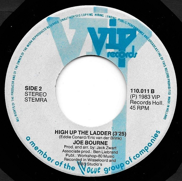 Joe Bourne – High Up The Ladder (1983) – Foto 1