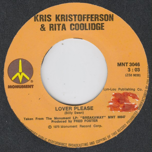 Kris Kristofferson & Rita Coolidge – Lover Please (1975) – Foto 2