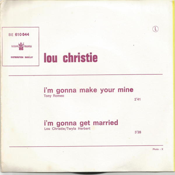 Lou Christie – I'm Gonna Make Your Mine (1969) – Foto 3