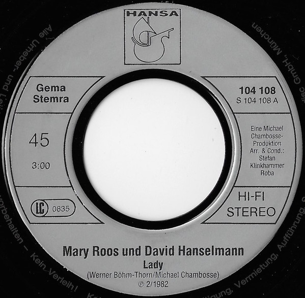 Mary Roos – Lady (1982) – Foto 2