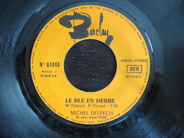 Michel Delpech – Le Blé En Herbe (1971) – Foto 2