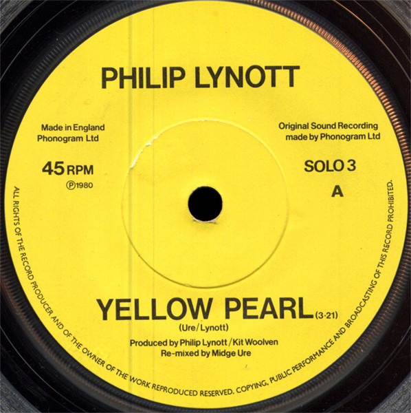 Phil Lynott – Yellow Pearl (1980) – Foto 3