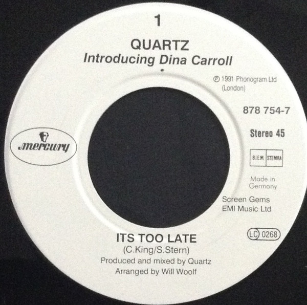 Quartz (2) – It's Too Late (1991) – Foto 2