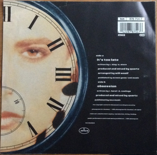 Quartz (2) – It's Too Late (1991) – Foto 3