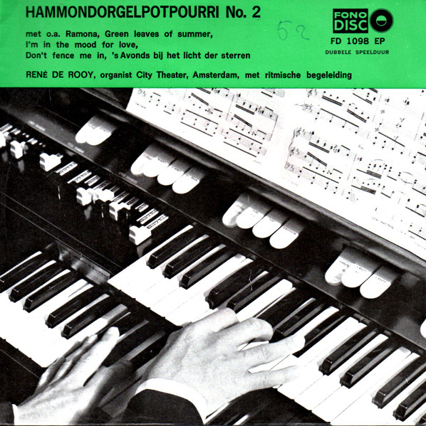 René de Rooy – Hammondorgelpotpourri No. 2 – Hoes