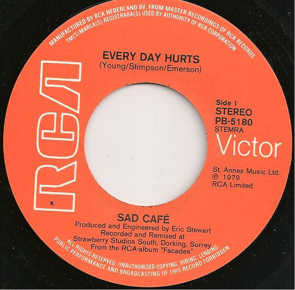Sad Café – Every Day Hurts (1979) – Foto 2