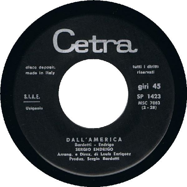 Sergio Endrigo – L'Arca Di Noé (1970) – Foto 1