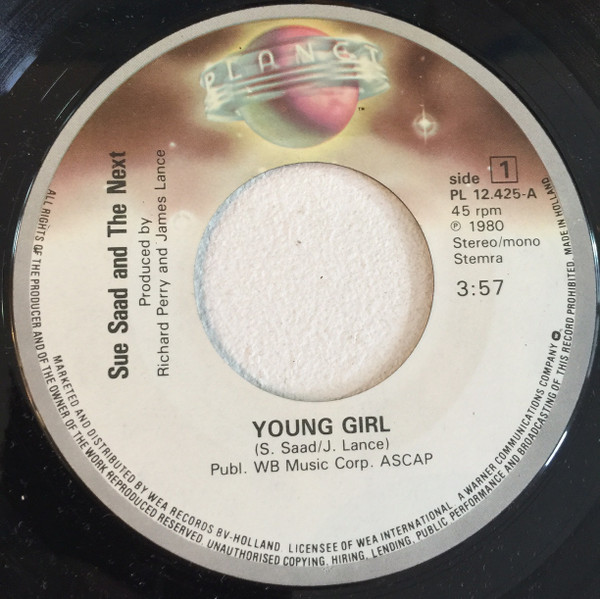 Sue Saad And The Next – Young Girl (1980) – Foto 2