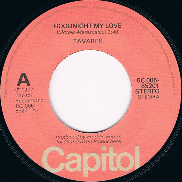 Tavares – Goodnight My Love (1977) – Foto 2
