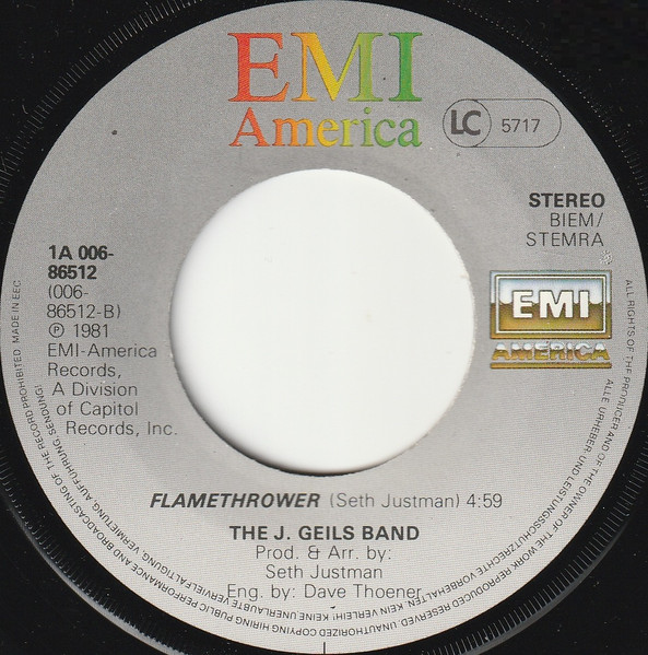 The J. Geils Band – Freeze Frame (1981) – Foto 1