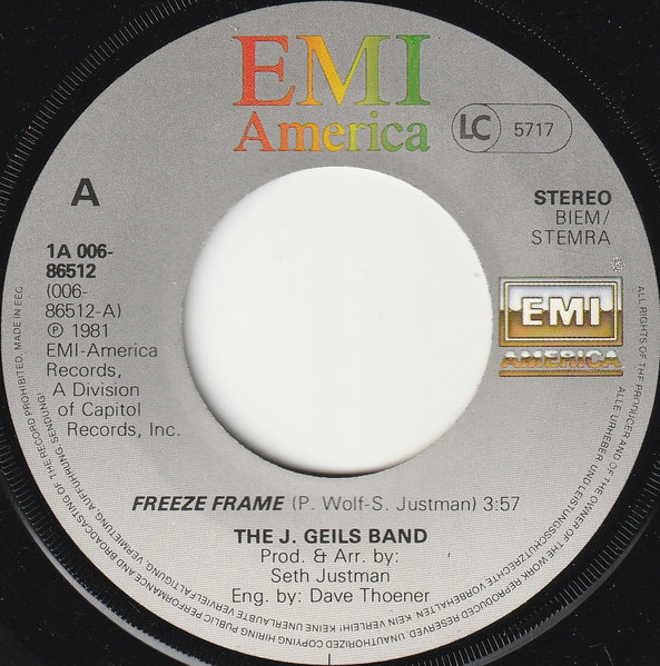 The J. Geils Band – Freeze Frame (1981) – Foto 2