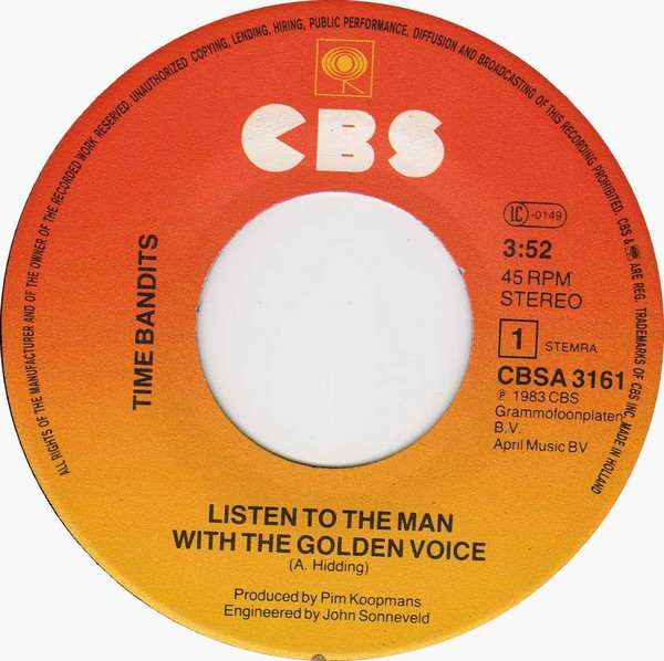 Time Bandits – Listen To The Man With The Golden Voice (1983) – Foto 2