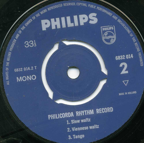 Unknown Artist – Philicorda Rhythm Record (1970) – Foto 1