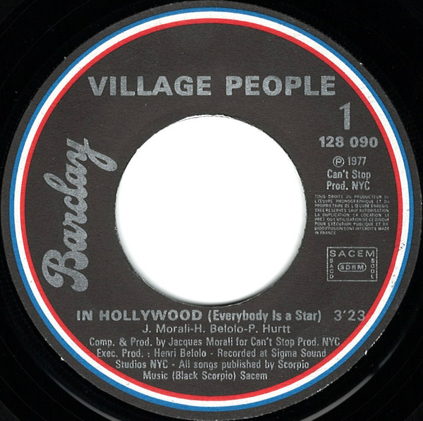Village People – In Hollywood (Everybody Is A Star) (1977) – Foto 2