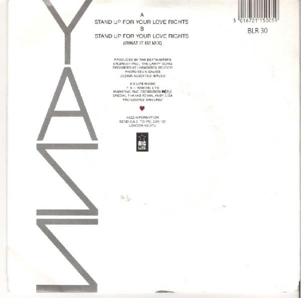 Yazz – Stand Up For Your Love Rights (1988) – Foto 3