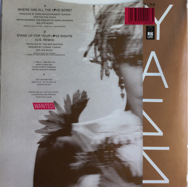 Yazz – Where Has All The Love Gone? (1989) – Foto 2