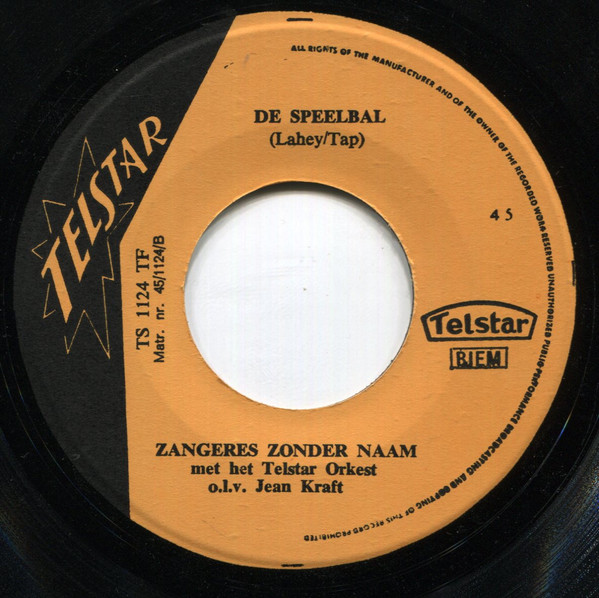 Zangeres Zonder Naam – Koekoekswals / De Speelbal (1965) – Foto 1