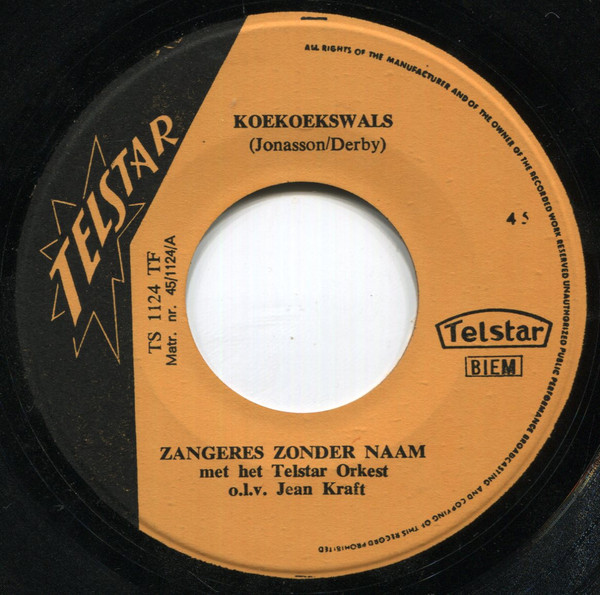 Zangeres Zonder Naam – Koekoekswals / De Speelbal (1965) – Foto 2