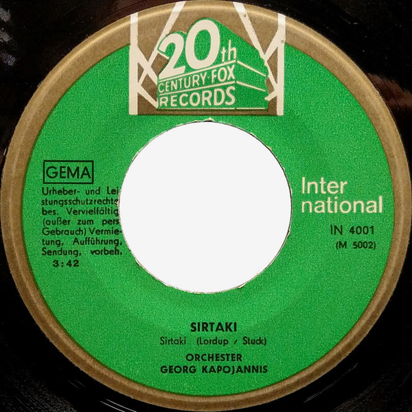 "Zorba The Greek" Orchestra – Zorba's Dance / Sirtaki (1965) – Foto 1