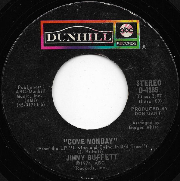 Jimmy Buffett – Come Monday (1974) – Hoes