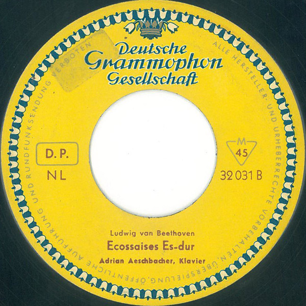 Ludwig van Beethoven – Albumblatt "Für Elise" (1955) – Hoes