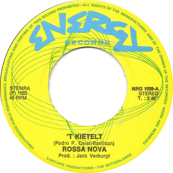 Rossa Nova – 't Kietelt / Ha Guerida Mia (1982) – Hoes