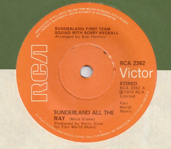 Sunderland A.F.C. – Sunderland All The Way (1973) – Hoes