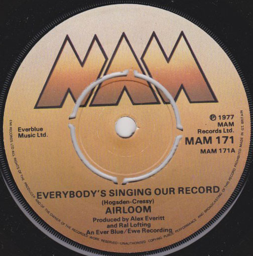 Airloom (2) – Everybody's Singing Our Record (1977) – Hoes