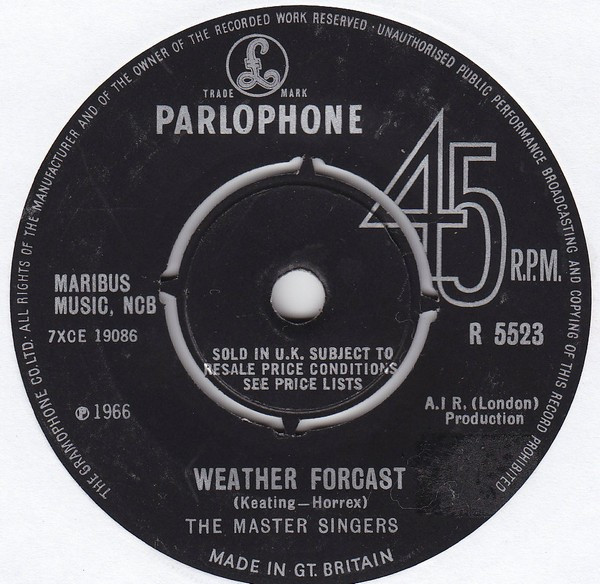 The Master Singers – Weather Forcast (1966) – Hoes