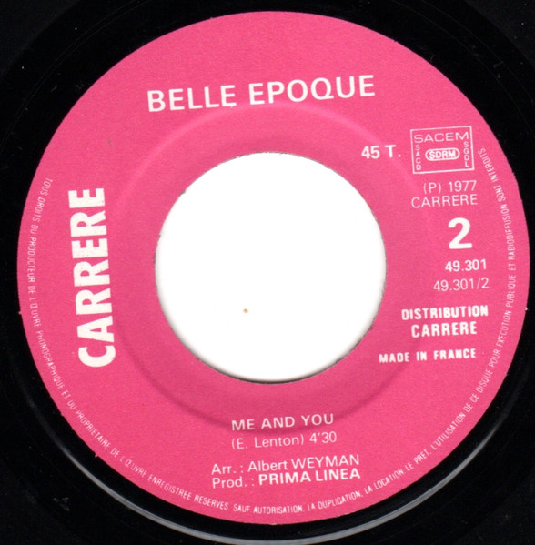 Belle Epoque – Black Is Black (1977) – Hoes