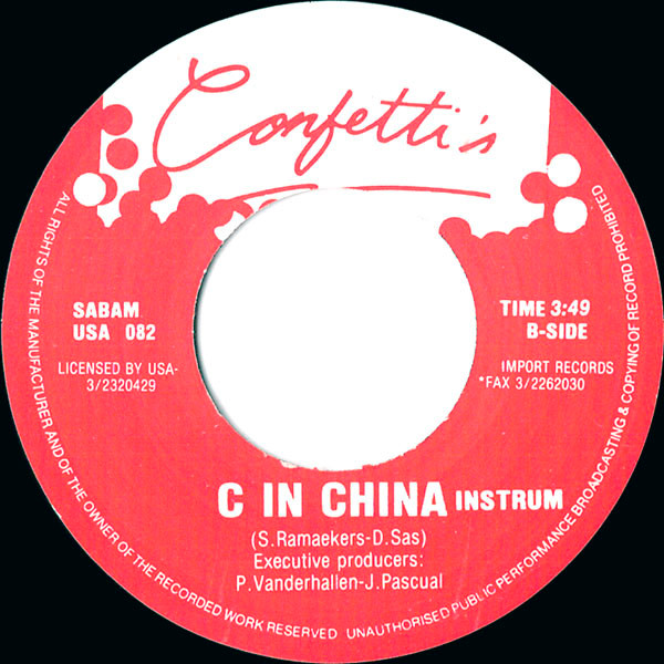 Confetti's – C In China (1989) – Hoes