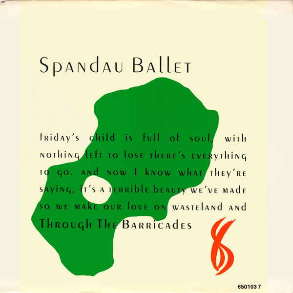 Spandau Ballet – Through The Barricades (1986) – Hoes