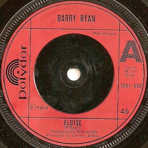Barry Ryan – Eloise (1976) – Hoes