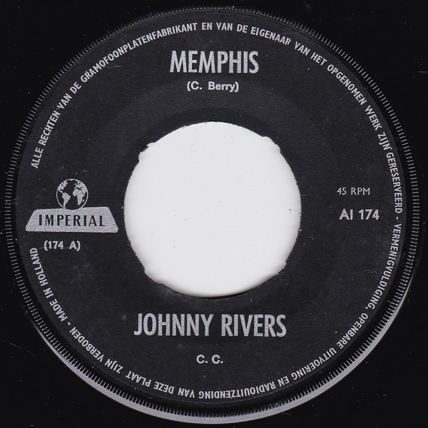 Johnny Rivers – Memphis / It Wouldn't Happen With Me (1964) – Hoes
