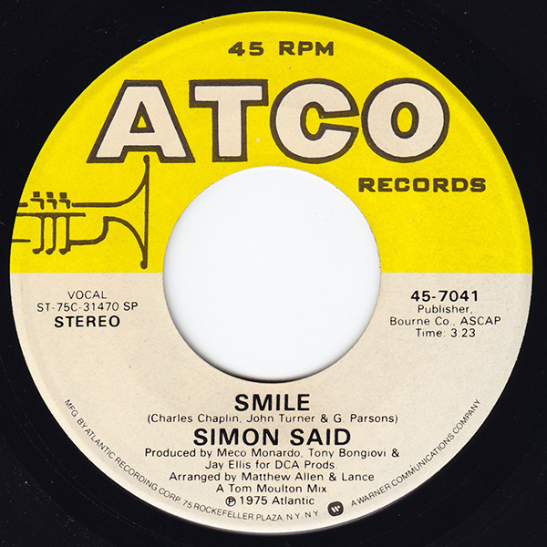Simon Said – Smile (1975) – Hoes