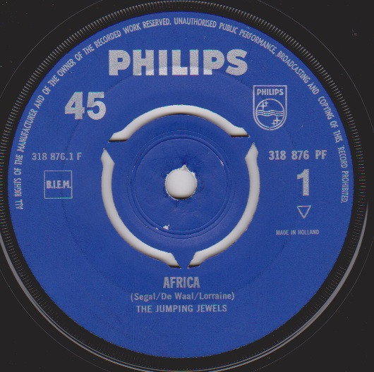 The Jumping Jewels – Africa / Twilight TIme (1963) – Hoes