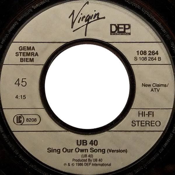 UB40 – Our Own Song (1986) – Foto 2